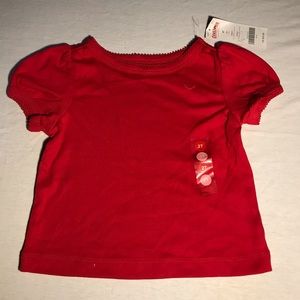 NWT red Gymboree ballon sleeve shirt. Size 2t